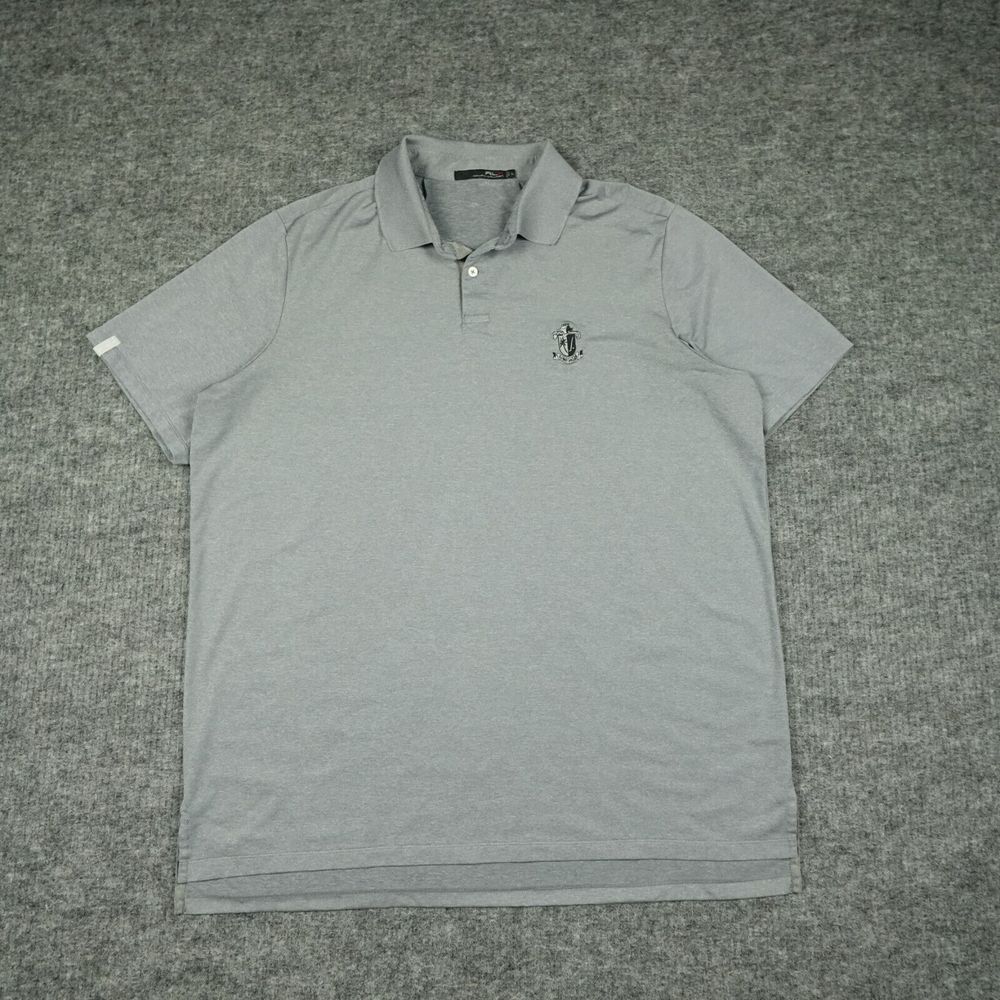Ralph Lauren‎ RLX Shirt Mens Extra Large Gray Golf Polo Lightweight Performance